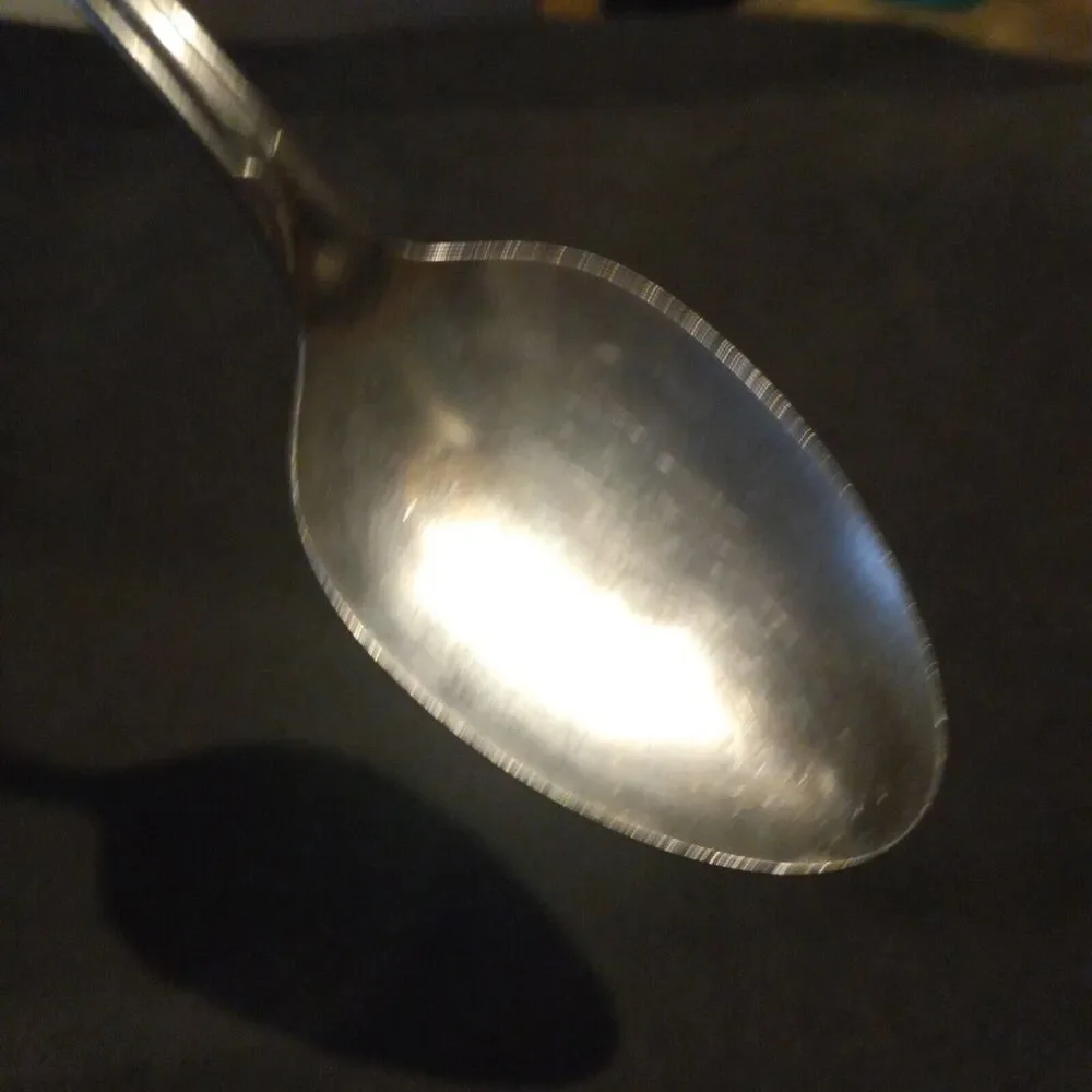 Oneida Stainless Plantation Custom Tablespoon / Serving Spoon-Floral-Discontinue